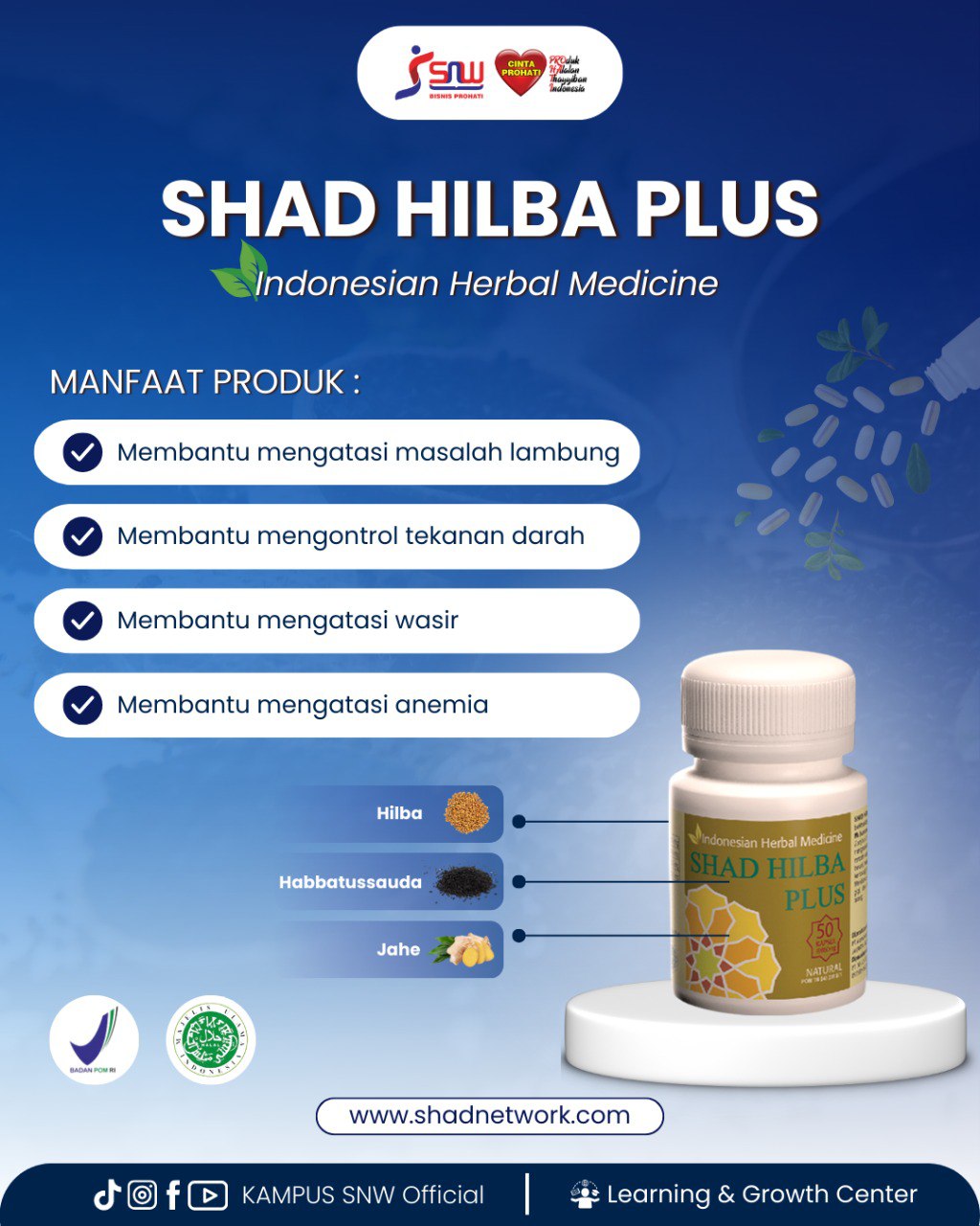 SHAD Hilba Plus 50 kapsul